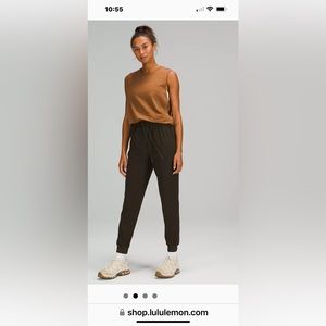 Lululemon stretch joggers. Moisture wicking fabric. Sporty, casual, dressed up